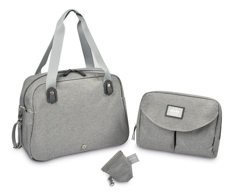 Béaba Geneva Bag nursery bag/diaper bag - Heather Grey