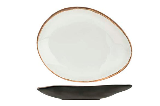 Cosy &amp; Trendy Plato Assiette Ovale Incassable - 15x12x2cm - Blanc