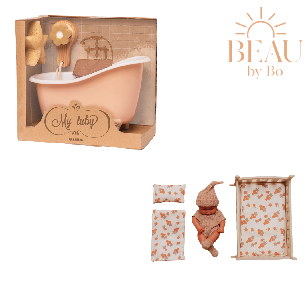 BEAU by Bo Mrs Ertha Lupitas pop Julie + Tubby Poppenbadje Coral