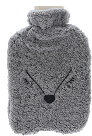 Home & Styling Warmwaterkruik Vosje - 40x10cm - Donkergrijs