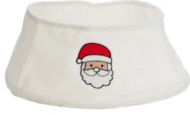 Home & Styling Kerstboomrok Kerstman - Ø60cm - Wit
