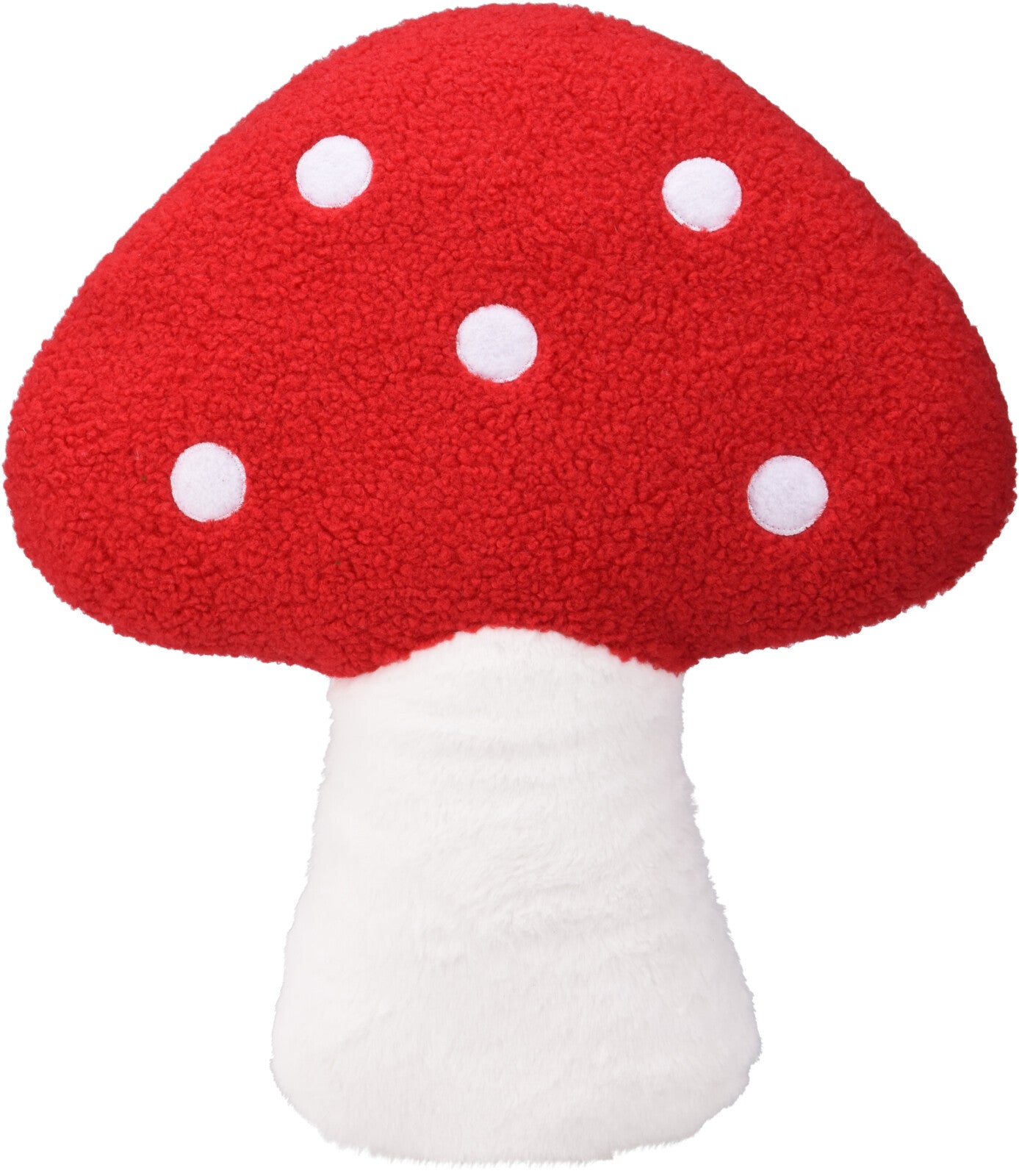 Home & Styling Sierkussen Mushroom - Paddenstoelkussen - Rood/Wit