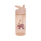 Petit Monkey Drinkfles Humming Bear - Linen White Stars