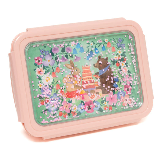 Petit Monkey Bentobox Animals Picnic Back to School - Roze