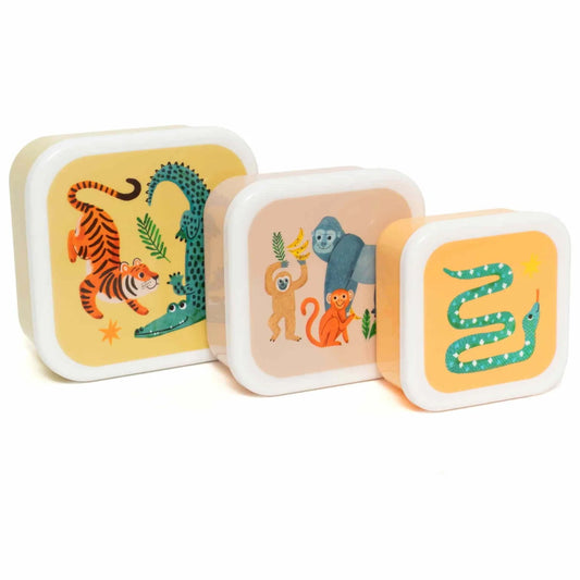 Petit Monkey Snackdozen Upside Down Animals - Set van 3 stuks - Multi