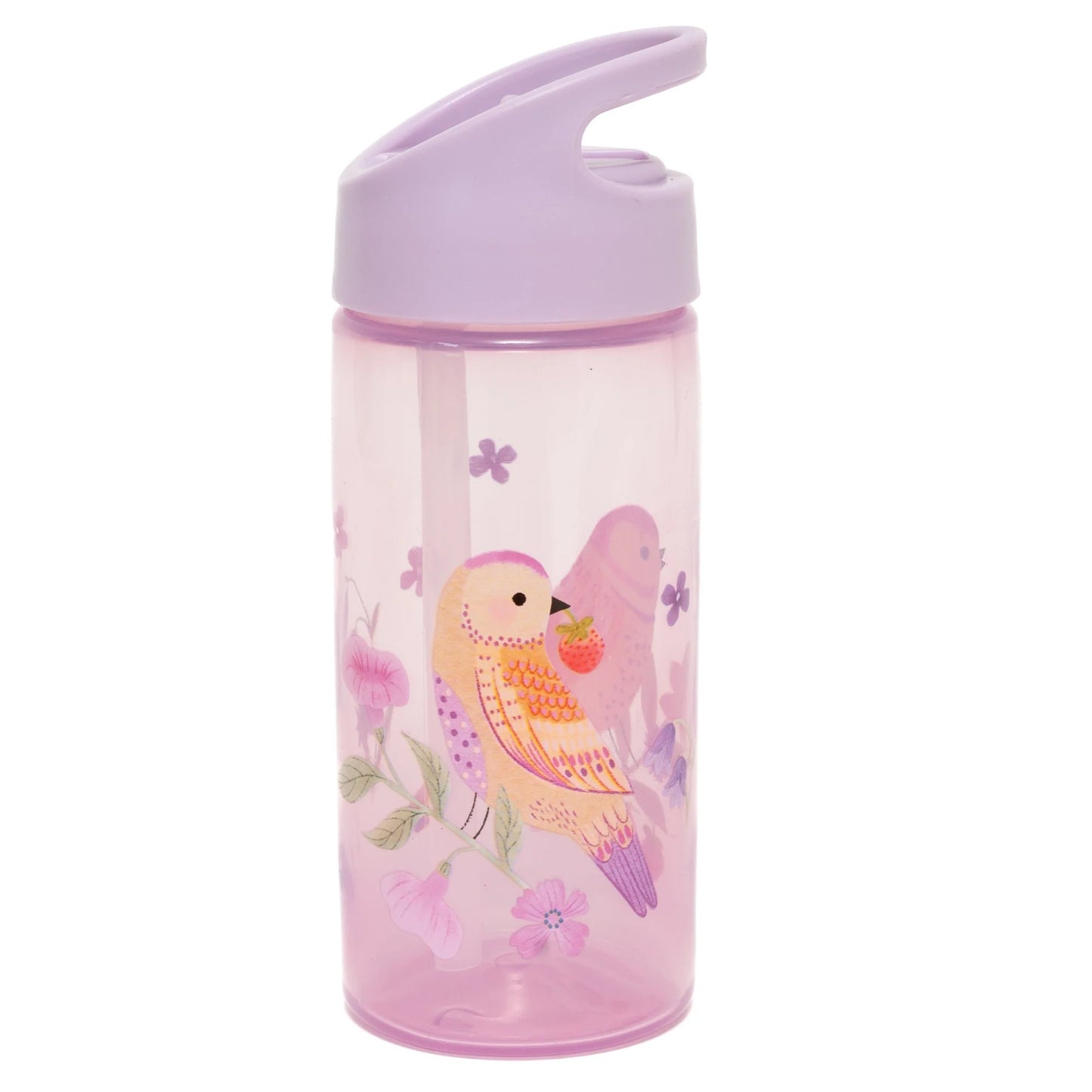 Petit Monkey Bentobox + Drinkfles Birds of a Feather Back to School set - Paars