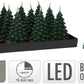 Home & Styling Kerst - Ledkaars kerstboom 11cm - LED - Donkergroen