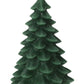 Home & Styling Kerst - Ledkaars kerstboom 11cm - LED - Donkergroen