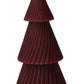 Home & Styling Kerst - Ledkaars boom 15cm - LED - Donkerrood