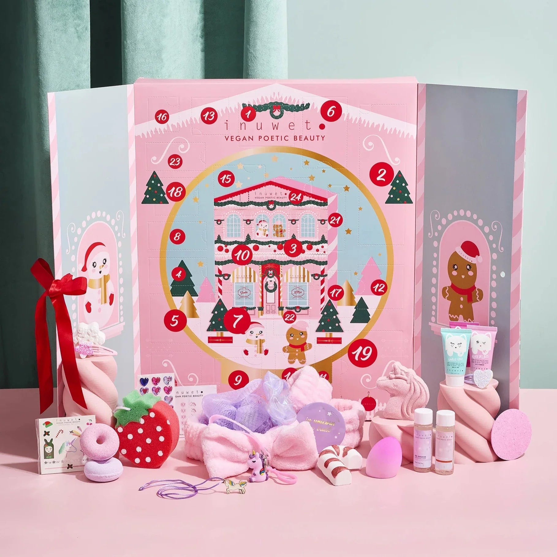 Inuwet Adventskalender 2025 - 24 beauty pakjes