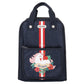 Jack Piers Rugzak/Schoolbag Amsterdam Medium Aloha - 36x13x29cm - Blauw