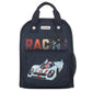 Jack Piers Rugzak/Schoolbag Amsterdam Medium Race - 36x13x29cm - Blauw