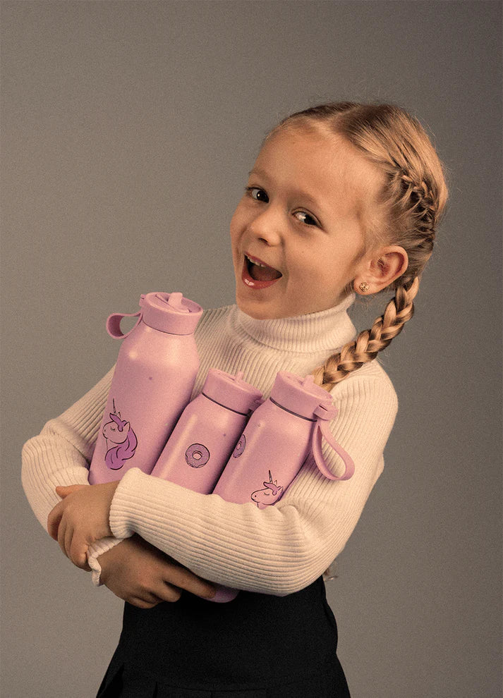 Citron Thermo Drinking bottle - 350ml - Ø6xH21cm - Ballerina