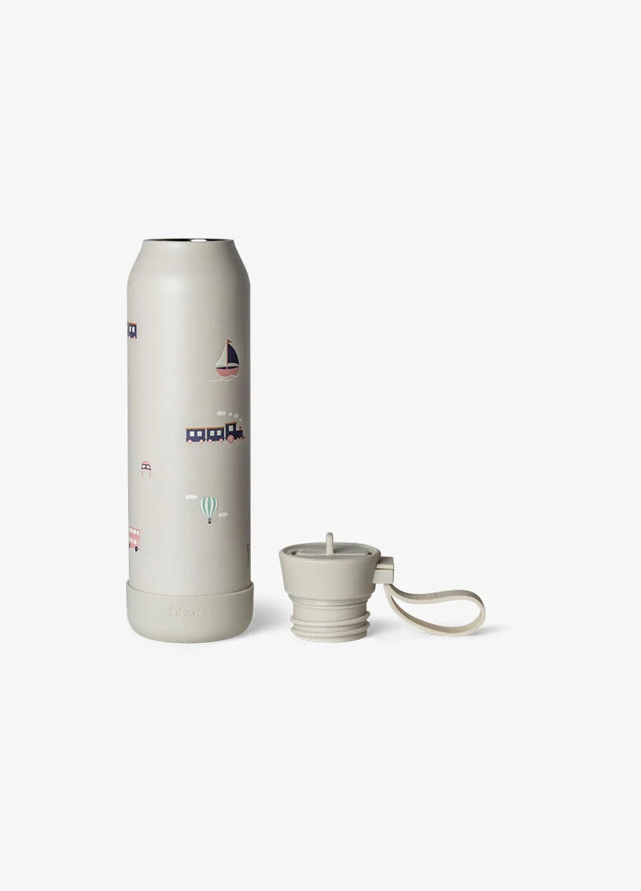 Citron Thermo Drinkfles - 500ml - Ø6xH24cm - Vehicles