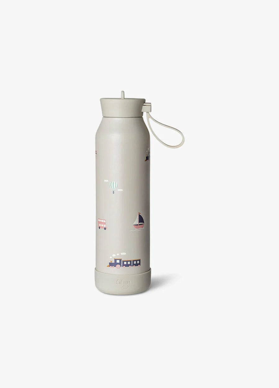 Citron Thermo Drinkfles - 500ml - Ø6xH24cm - Vehicles