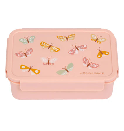 A Little Lovely Company Back to school set - Rugzak/Drinkfles/4 Snackdozen/Bentobox - Vlinders