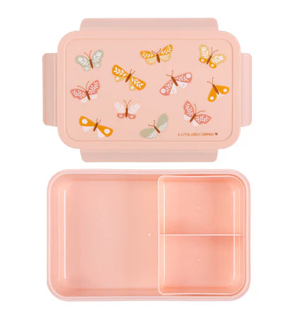 A Little Lovely Company Back to school set - Rugzak/Drinkfles/4 Snackdozen/Bentobox - Vlinders