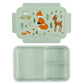 A Little Lovely Company Back to school set - Drinkfles RVS/4 Snackdozen/Bentobox - Bosvriendjes