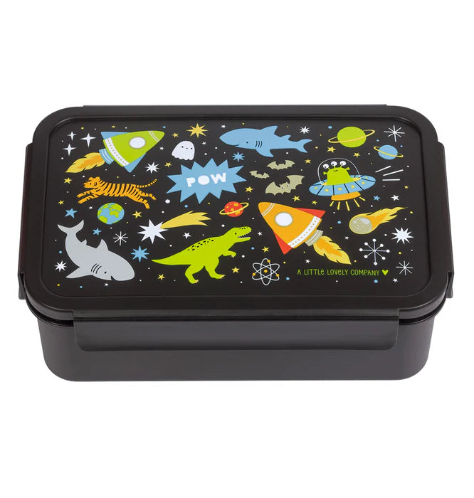 A Little Lovely Company Back to school set - Drinkfles/Snackdozen/Bentobox - Galaxy