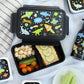 A Little Lovely Company Back to school set - Drinkfles XL RVS/Bentobox - Galaxy