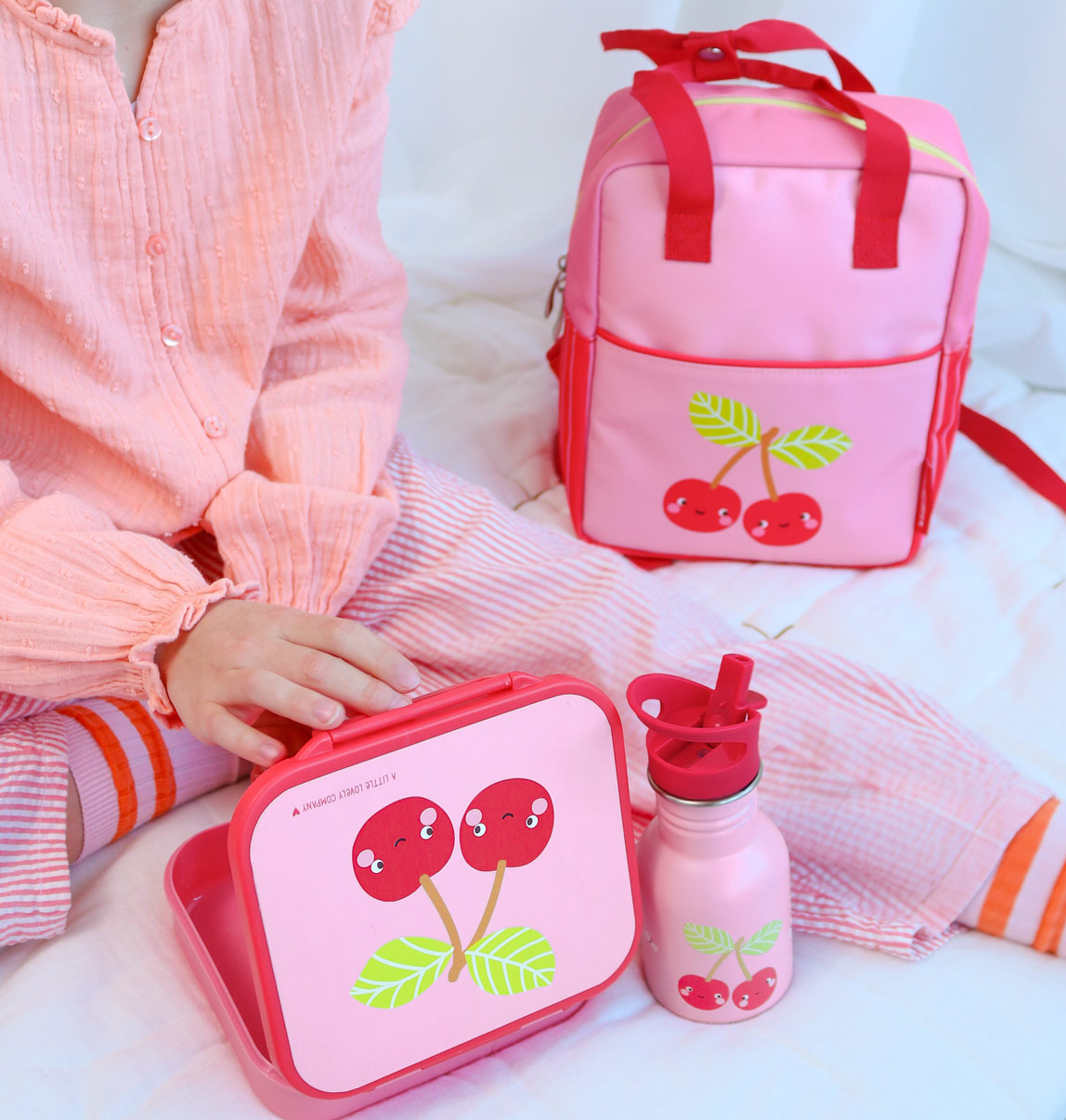 A Little Lovely Company Back to school - Backpack - Hearts