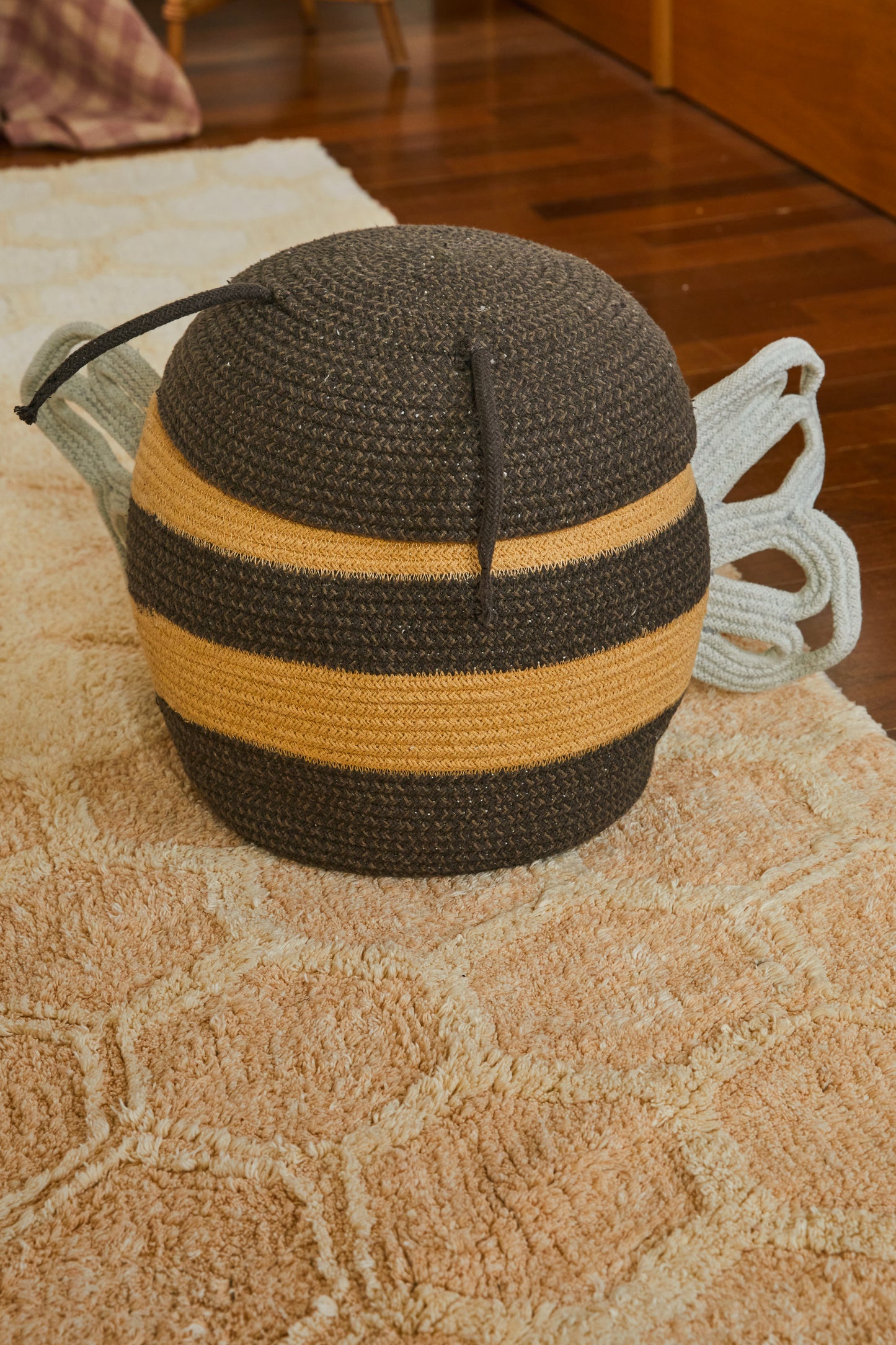 Lorena Canals Panier de rangement Mama Bee - Planet Bee - Ø30x32cm 