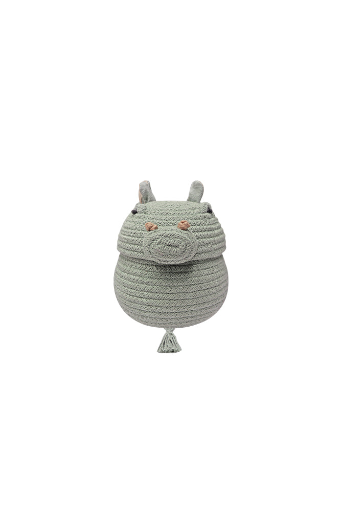 Lorena Canals Mini Opbergmand Henry the Hippo - 15x17x17cm