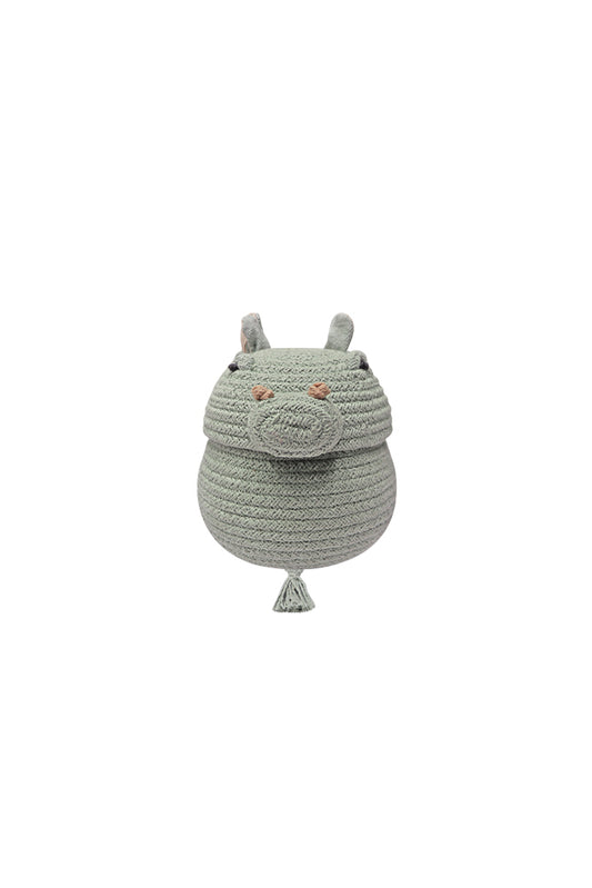 Lorena Canals Mini Opbergmand Henry the Hippo - 15x17x17cm