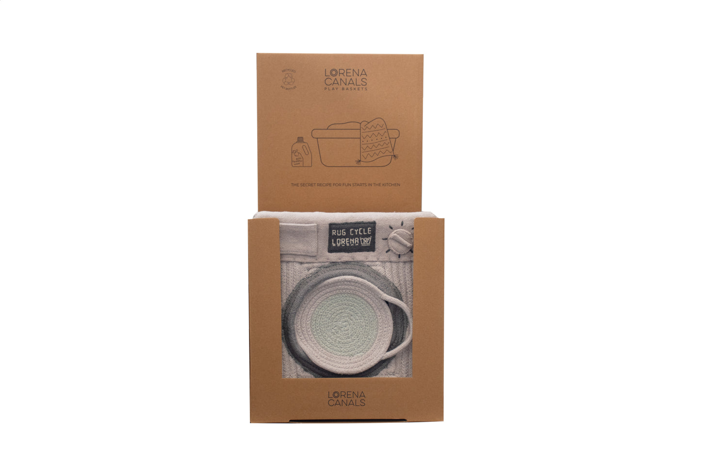 Lorena Canals Speel opbergmand - Washing Machine - 30x33x31cm