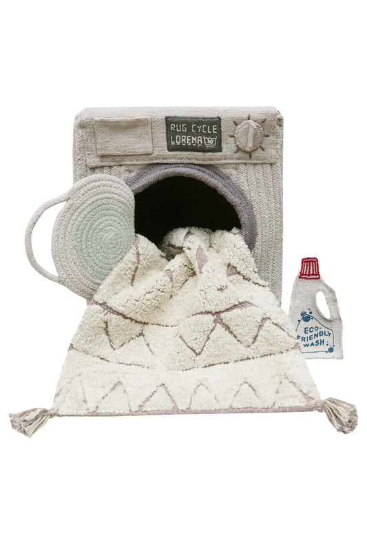 Lorena Canals Speel opbergmand - Washing Machine - 30x33x31cm