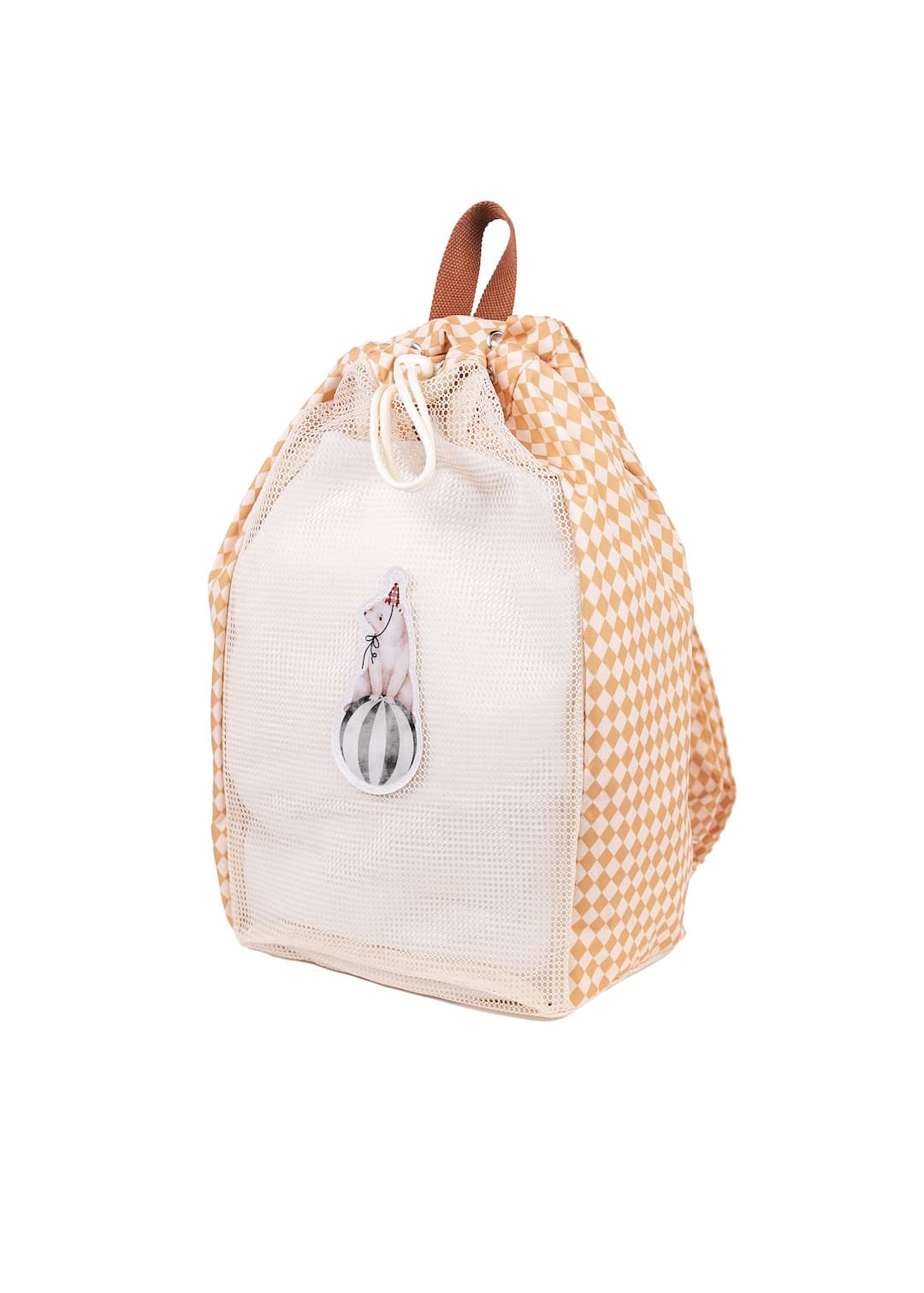 Mrs Ertha Beach Net Rugzak/Strandrugzak - 38x33x24cm - Speckled Diamond