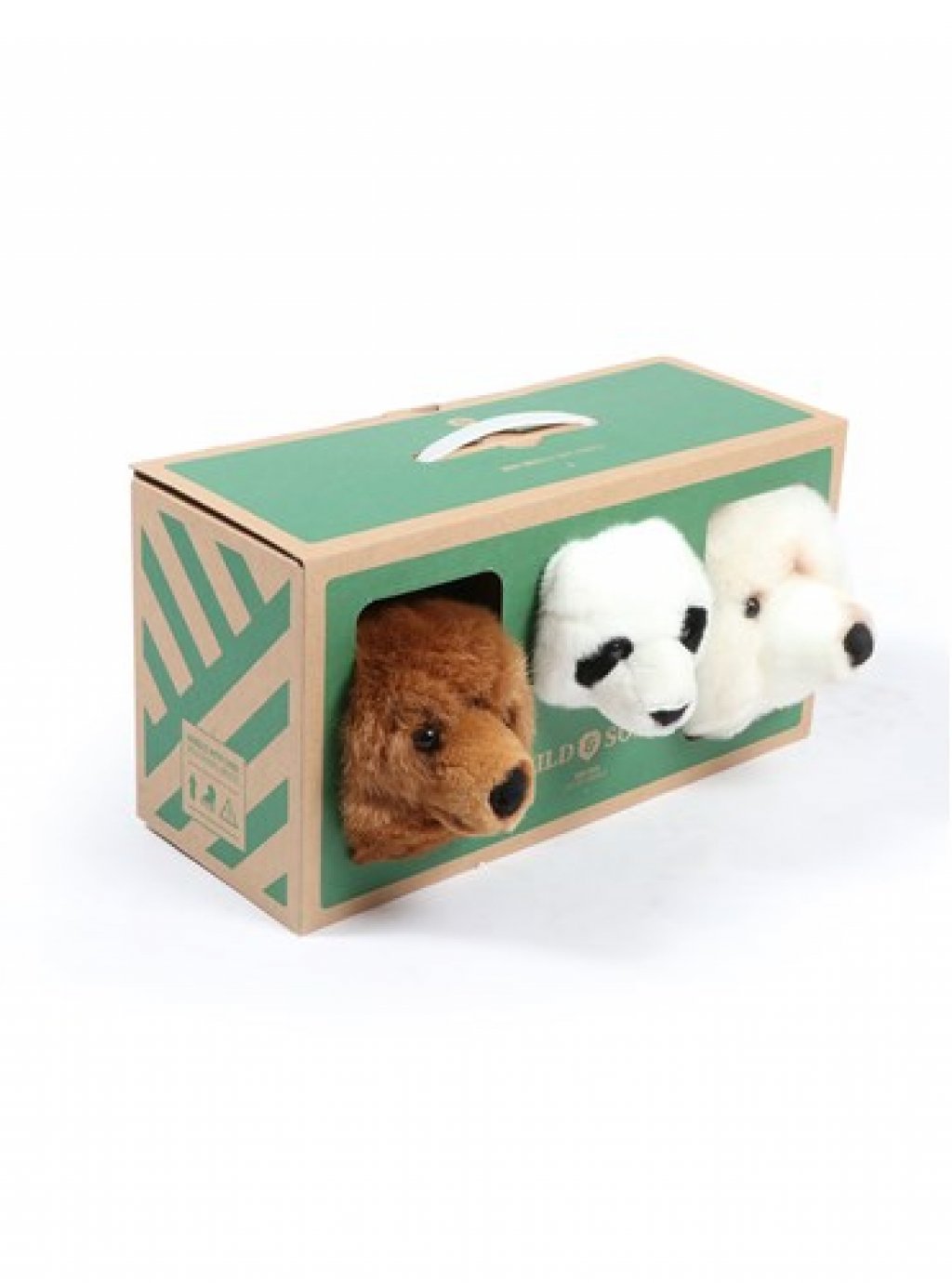 Wild &amp; Soft Baby room accessories - Mini Animal Heads - Bear