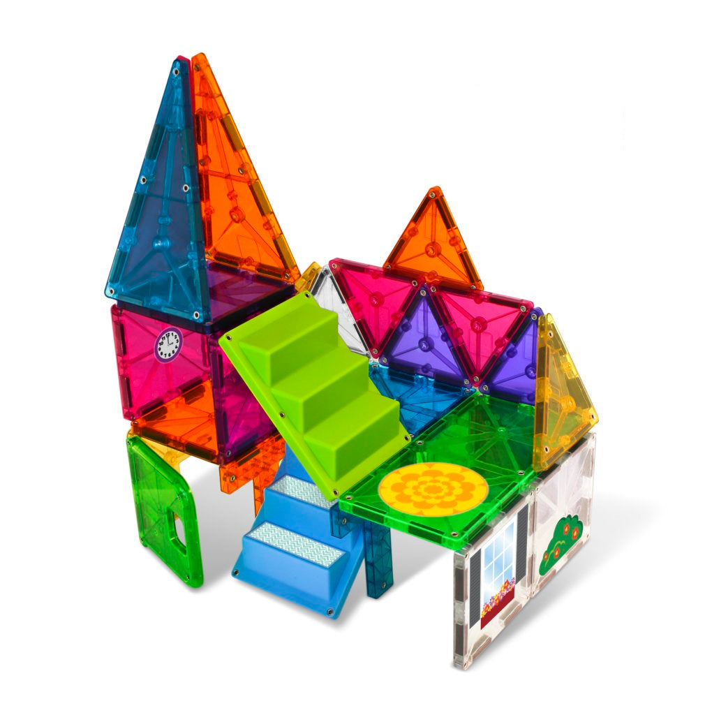 Magna-Tiles Clear Colors 28 pièces - Convient à partir de 3 ans - Multi