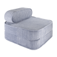 Wigiwama Corduroy Flip Chair / Fauteuil de couchage - 65x60x25cm - Bleu Myrtille