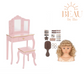 BEAU by Bo Kaptafel Sisi en Mimi Poppenbuste met haaraccessoires