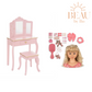 BEAU by Bo Kaptafel Sisi en Mimi Poppenbuste met haaraccessoires