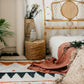 Lorena Canals Washable cotton rug - Azteca Natural Terracotta - 120x160cm