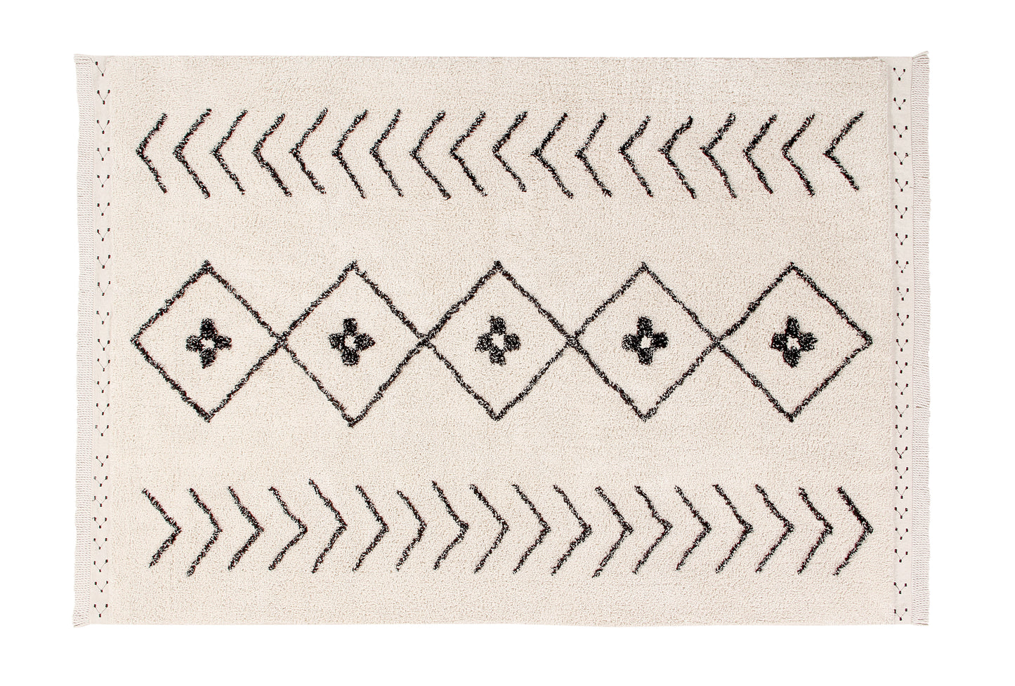 Lorena Canals Washable cotton feeding rug - Bereber Rhombs M - 140x210cm