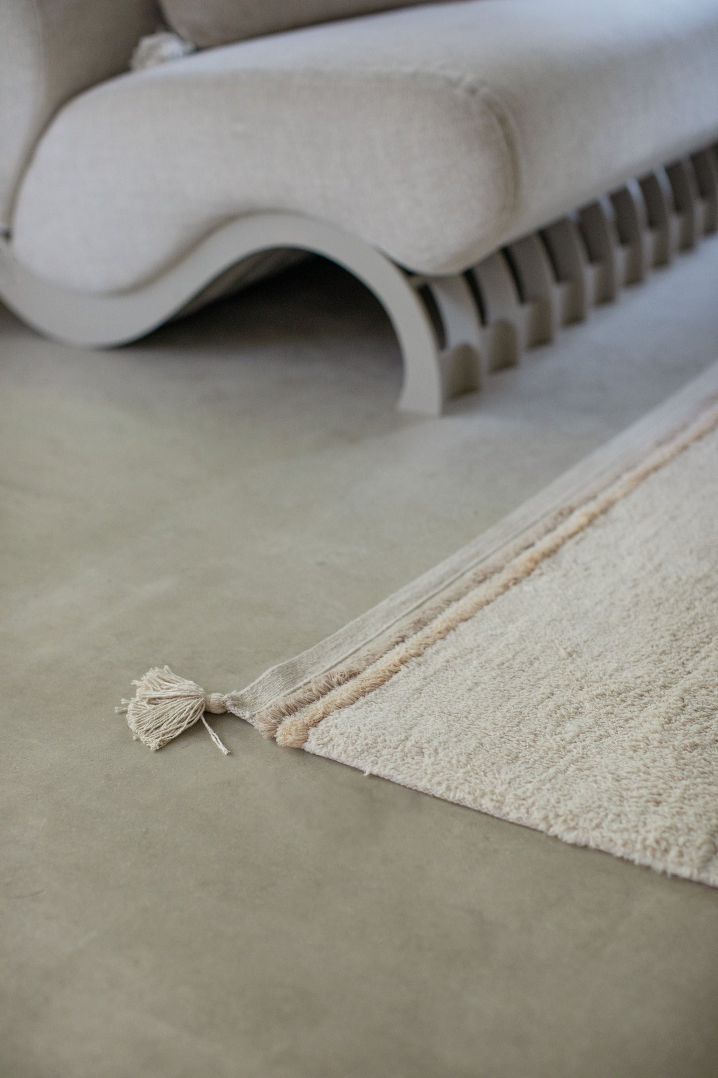 Lorena Canals Washable cotton rug - Bloom Natural L - 170x240cm