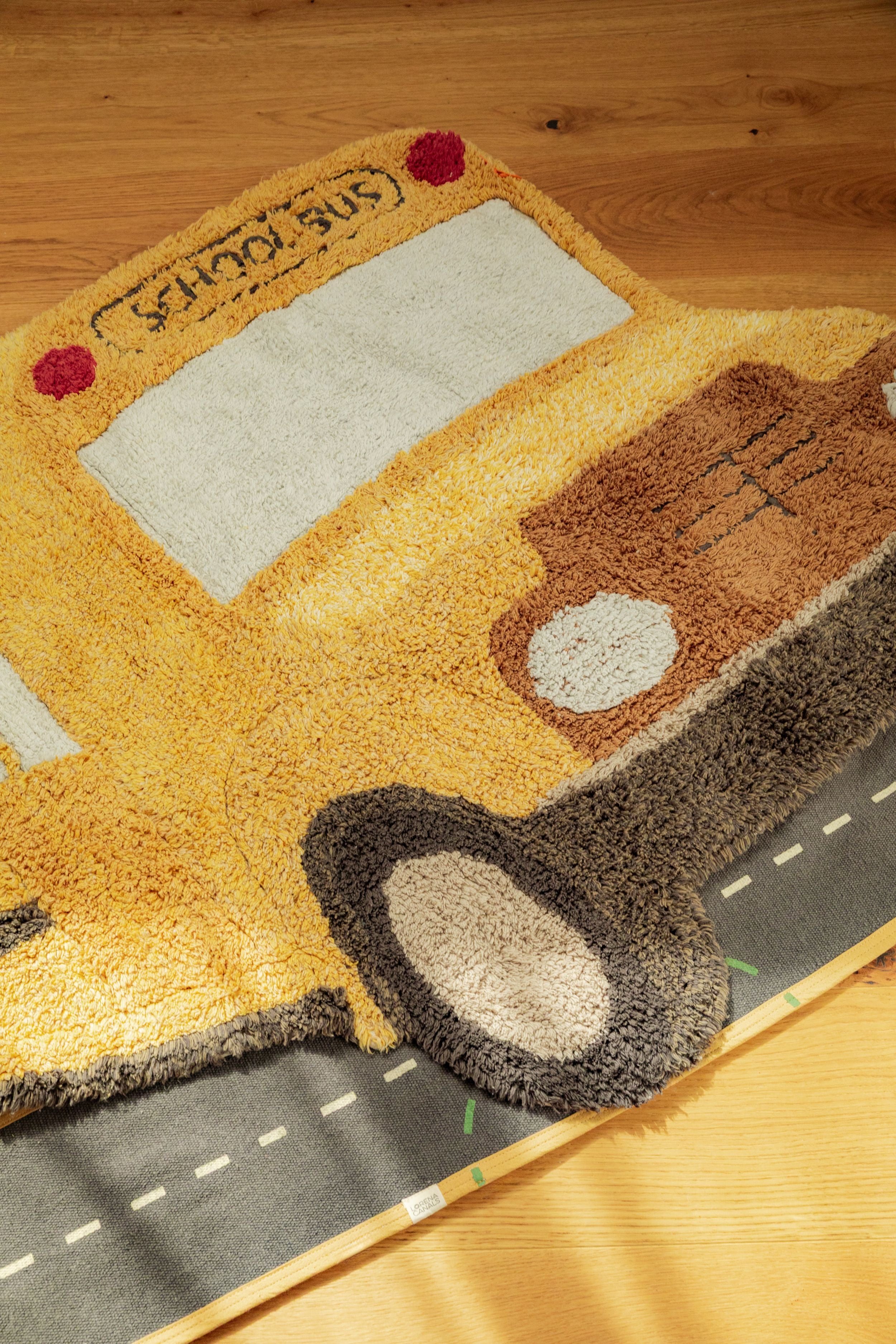 Lorena Kanäle waschbarer Baumwollteppich - Hühnchen - 100x110 cm