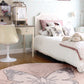 Lorena Canals Wasbaar katoen vloerkleed - Butterfly Vintage Nude - Ø160cm