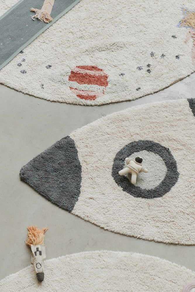 Lorena Canals Washable Cotton Rug - Solar System - Ø100cm