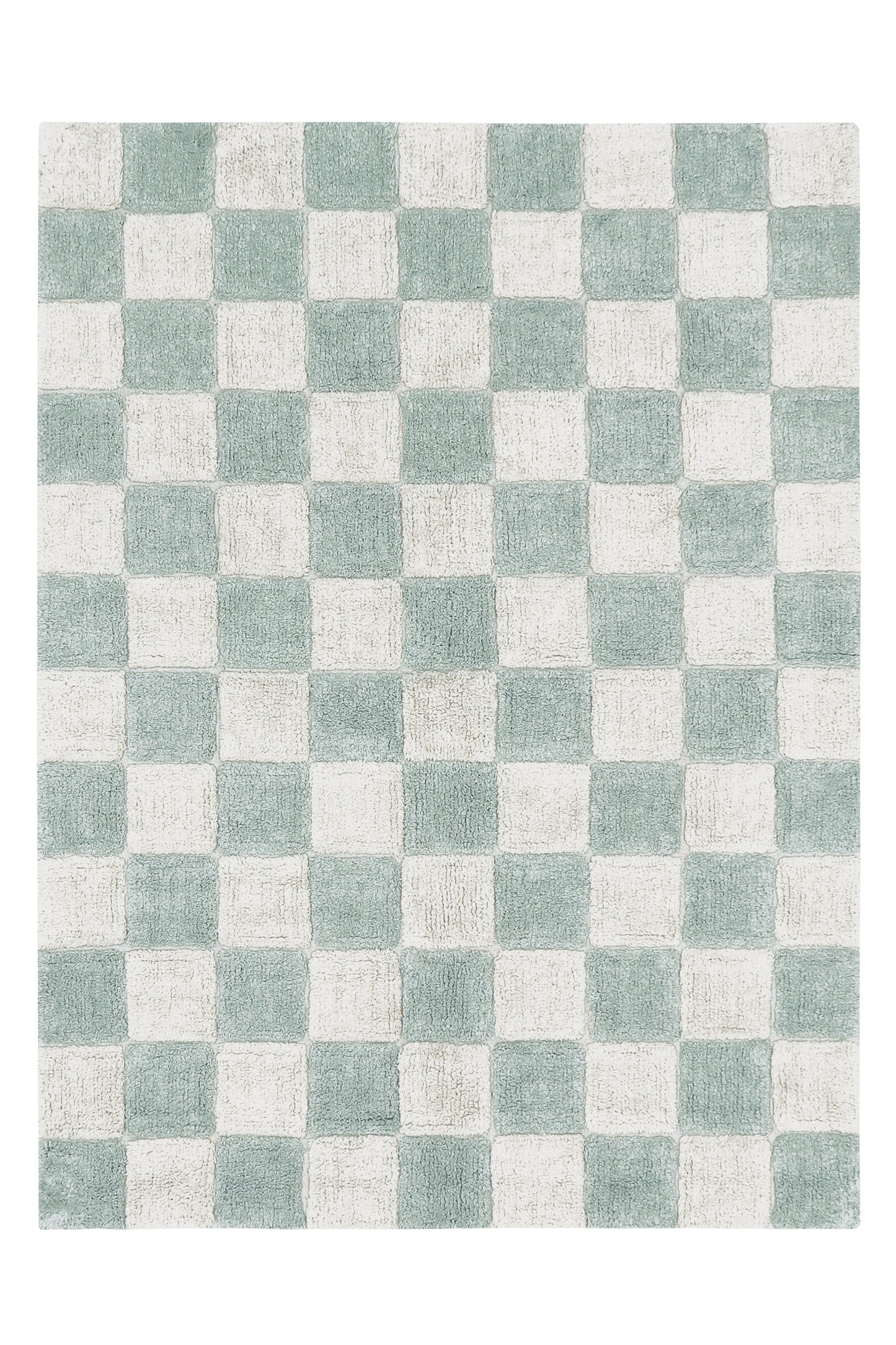 Lorena Canals Washable cotton rug - Tiles Blue Sage - 120x160cm