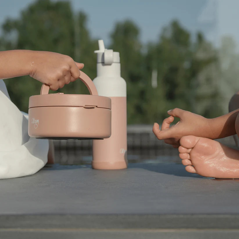 Citron Voedselbewaarpotje - 400ml - Ø15xH8cm - Blush Pink