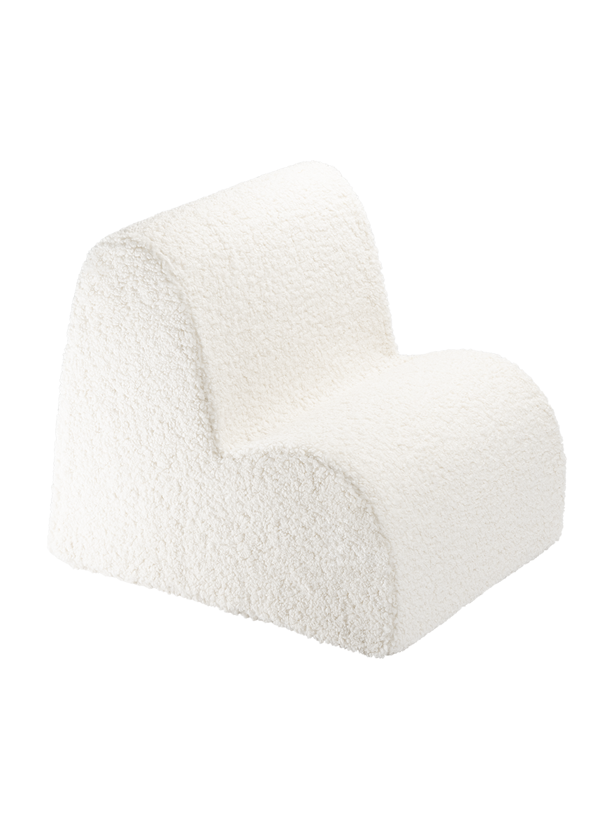 Wigiwama Teddy Cloud Chair / Fauteuil - 60x50x50cm - Cream White