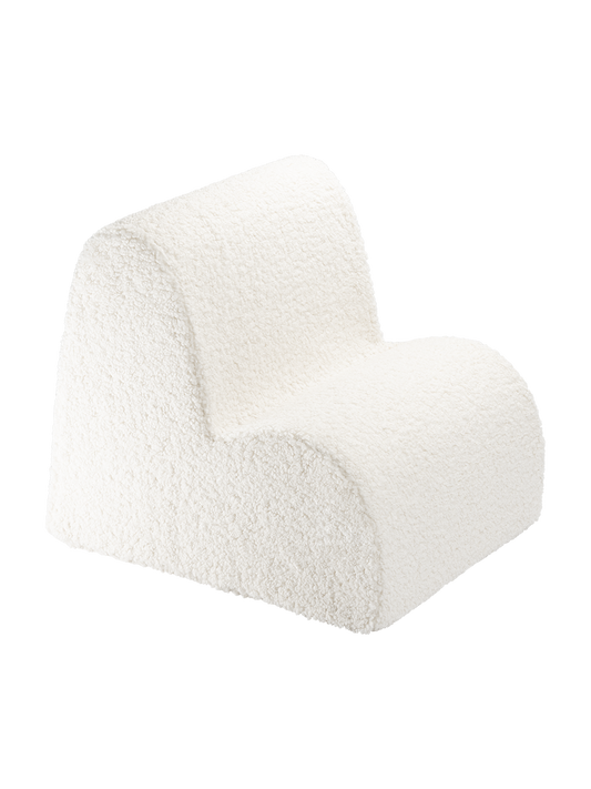 Wigiwama Teddy Cloud Chaise / Fauteuil - 60x50x50cm - Blanc Crème
