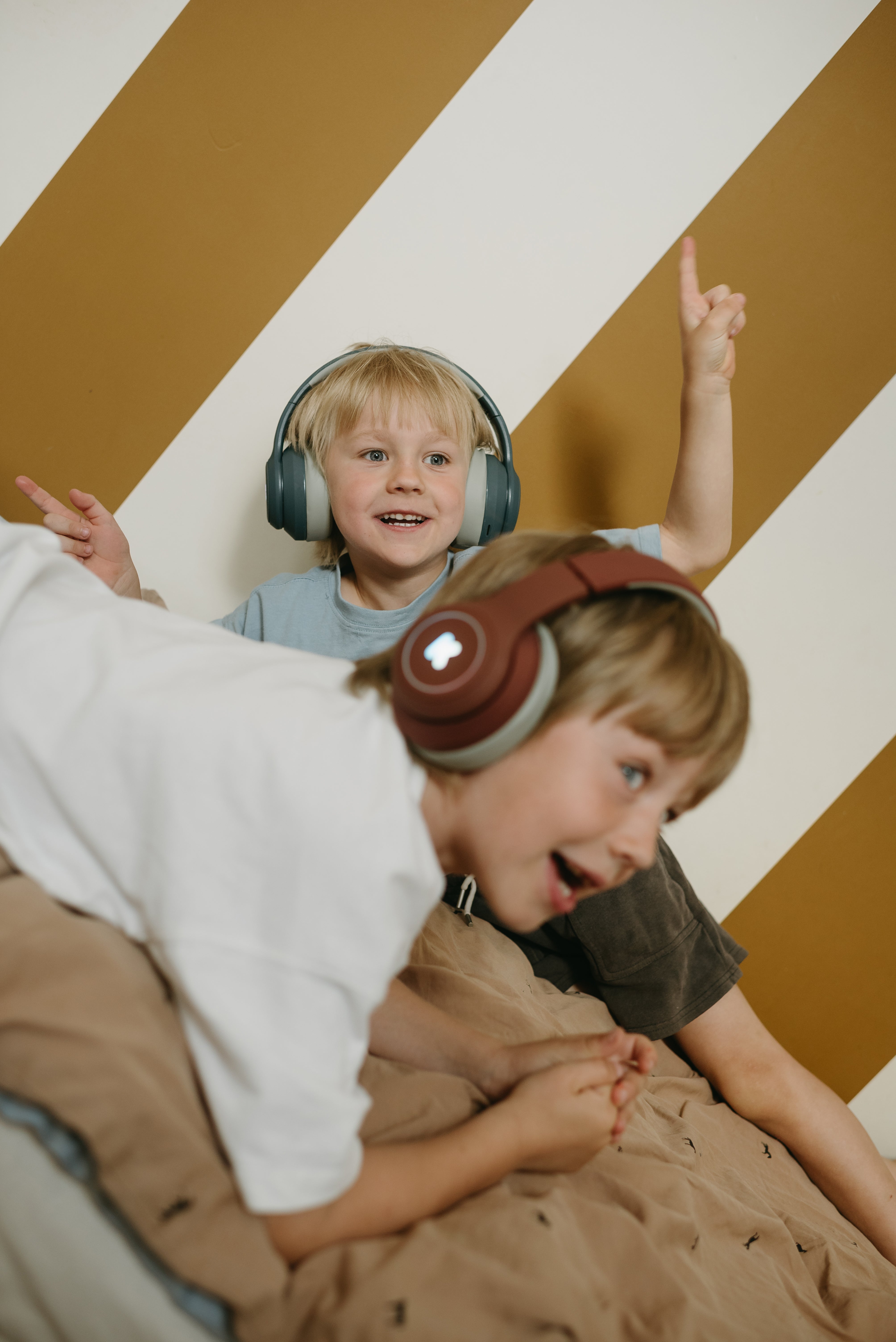 Kidywolf K-Ears Hoofdtelefoon met 2 luistermodi - Rood