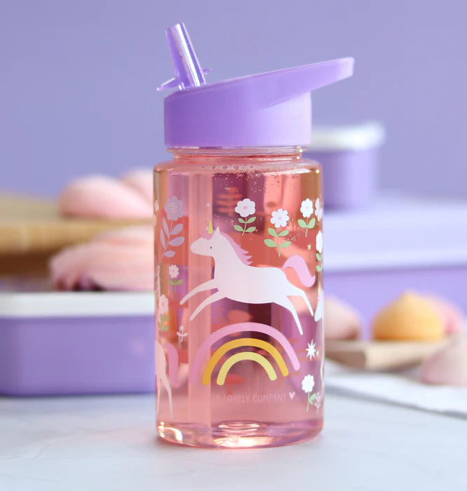 A Little Lovely Company Back to school set - Drinkfles/Snackdozen/Bentobox - Unicorn Dreams