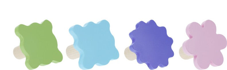 Atmosphera Portemanteau Bois Sauvage D39xH178cm - 7 patères