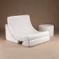 Wigiwama Teddy Moon Chair / Fauteuil - 80x65x55cm - Cream White